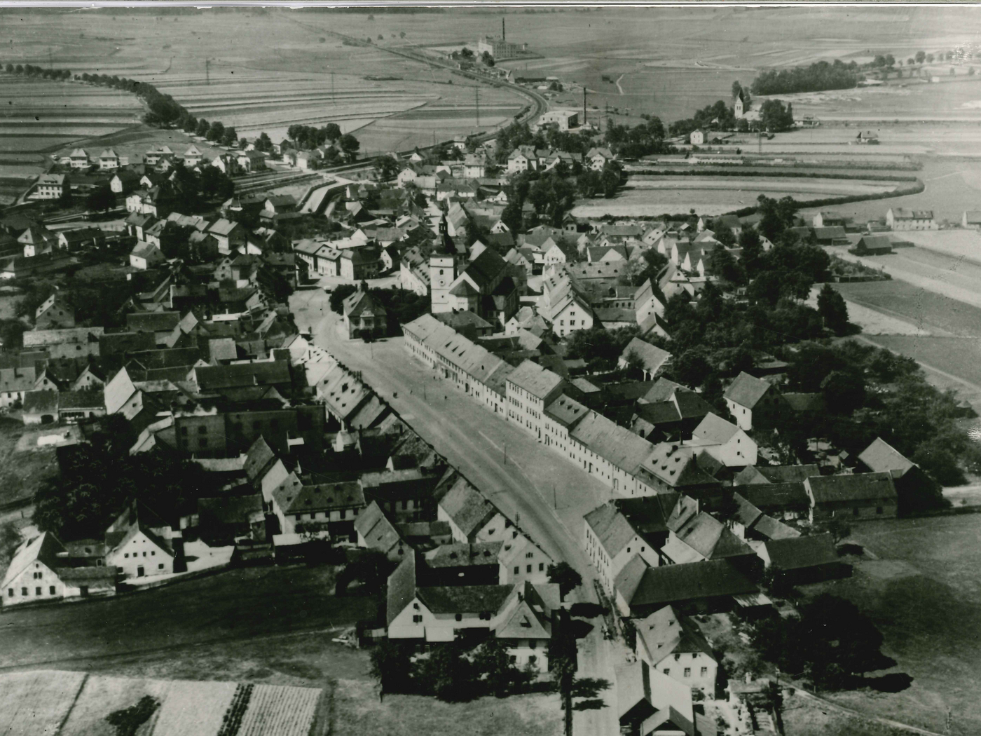 Bild: Luftaufnahme Oberer Marktplatz